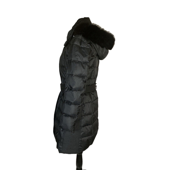 Burberry Abbeydale Puffer Coat with Fox Fur Trimmed Hood - Picture 10 of 16